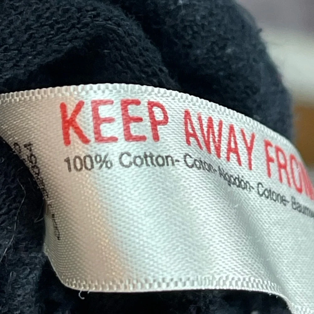 FP beach size large black cropped cotton sweatshirt - Picture 5 of 5